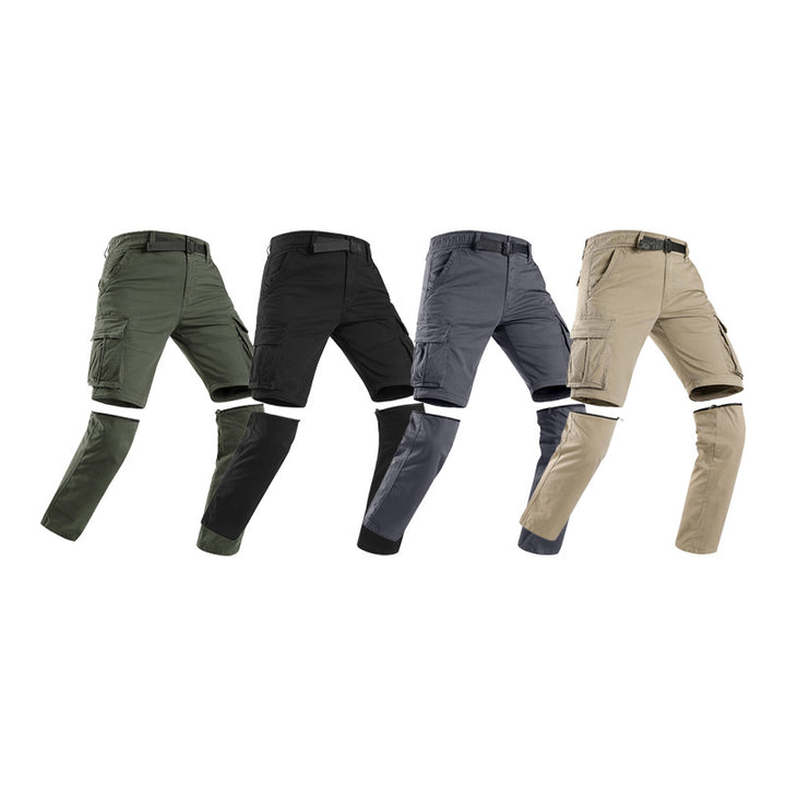 Herren Modulare Cargohose mit Reißverschluss-Beinabtrennung und Multifachtaschen Echo Archiv