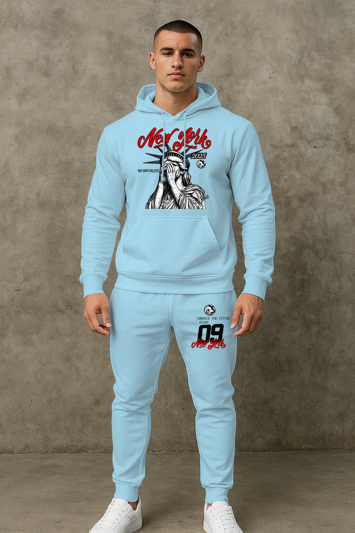 Herren lässiger Kapuzenpullover mit Hosen Echoarchiv