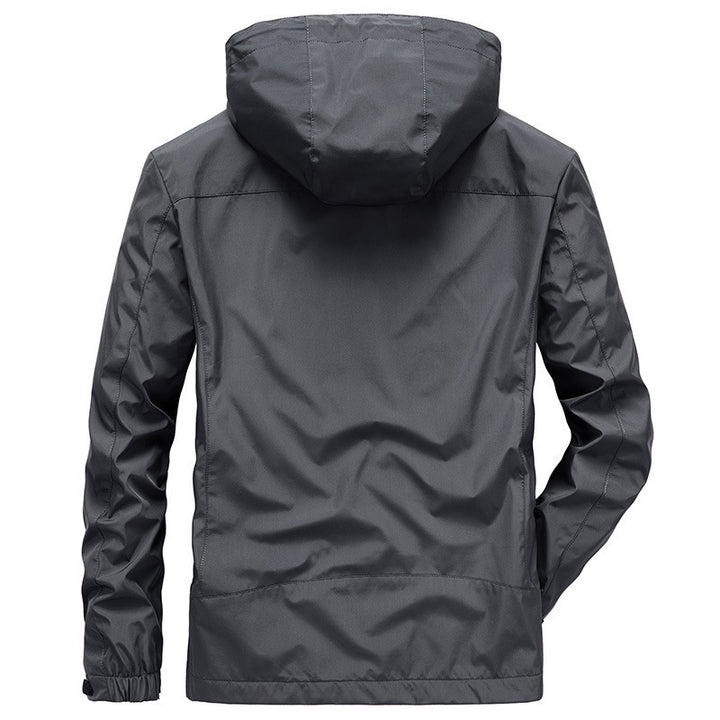 Herren Wasserfeste Softshelljacke mit Kapuze und Fleecefutter, winddicht und atmungsaktiv Echo Archiv