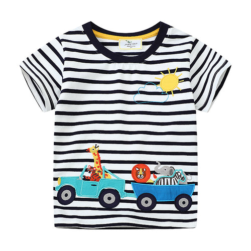 Jungen T-Shirt mit kreativem Safari-Motiv Echo Archiv