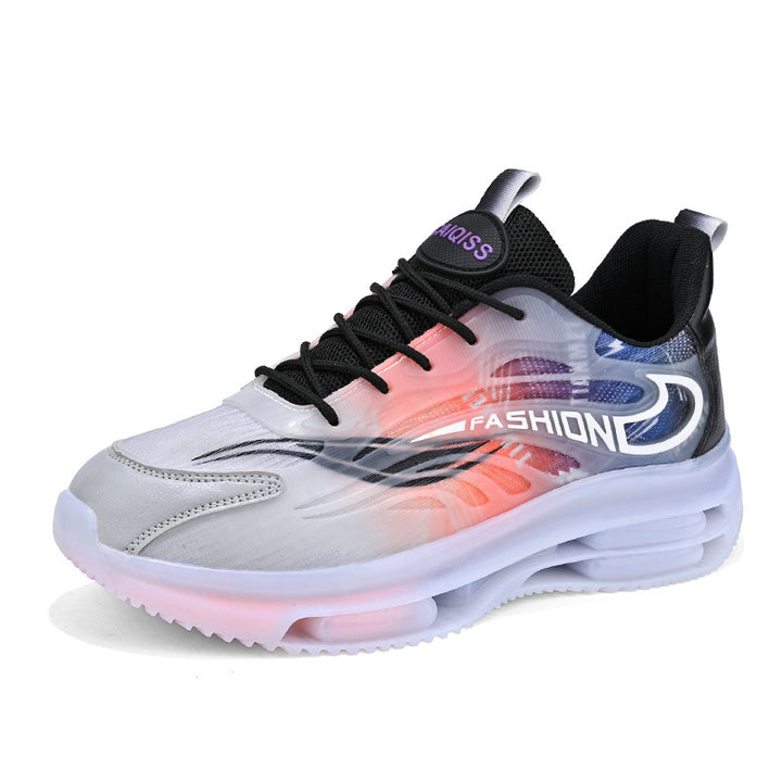 Herren sportlicher Luftkammersneaker mit transparentem TPU-Obermaterial, sichtbarer Luftkapsel und stoßdämpfender Plateausohle – Norré