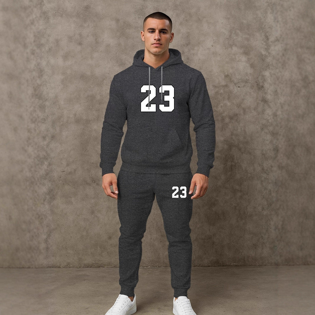 Herren Premium Sportanzug mit lässigem Grafikdesign Echoarchiv