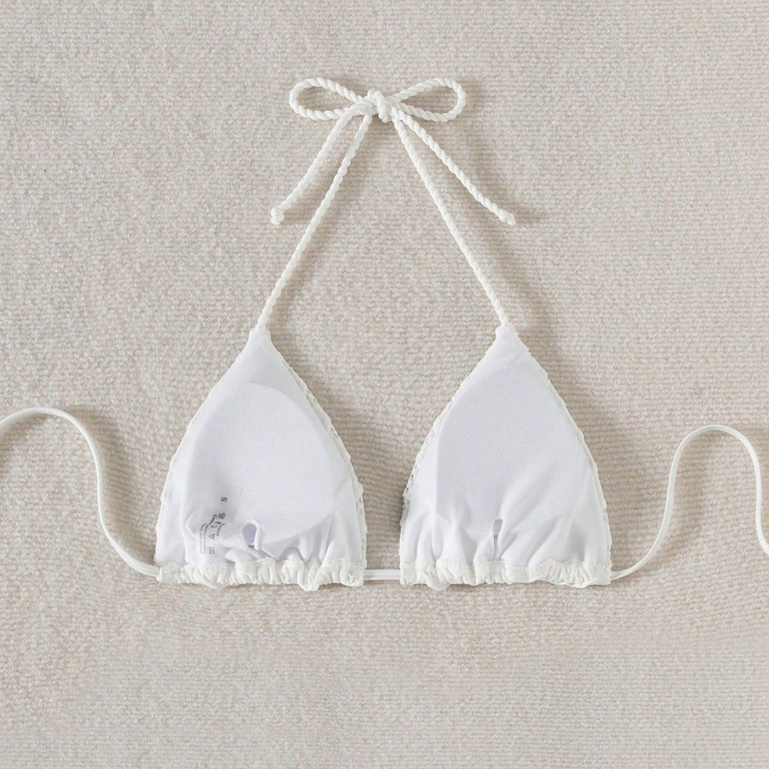 Damen Triangel-Bikini mit verspielten Rüschendetails Echo Archiv