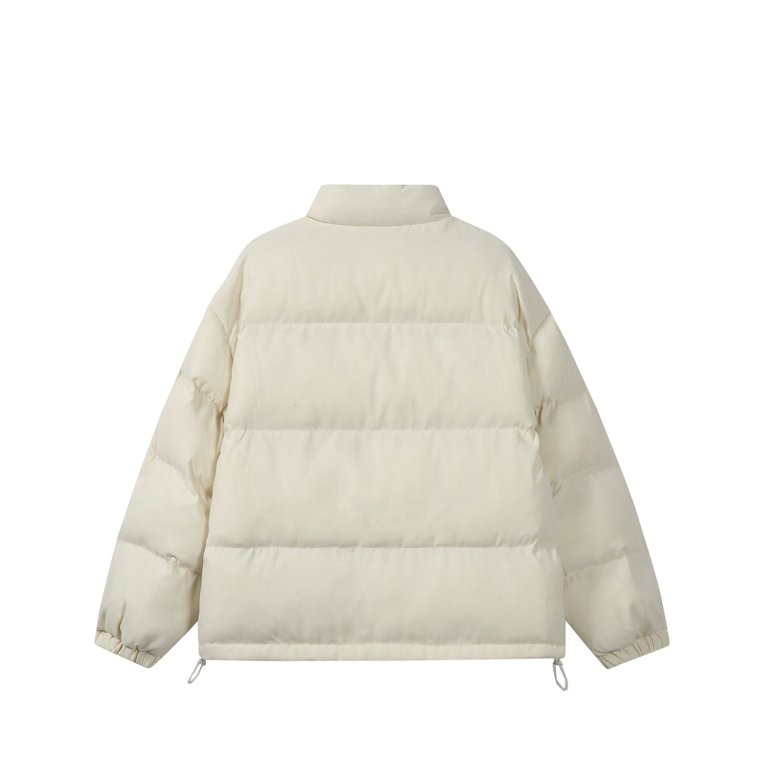 Damen Wattierte Boxy-Steppjacke mit hohem Stehkragen Echoarchiv