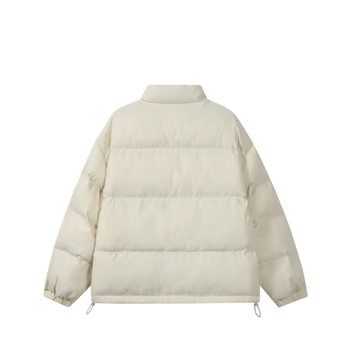 Damen Wattierte Boxy-Steppjacke mit hohem Stehkragen Echoarchiv