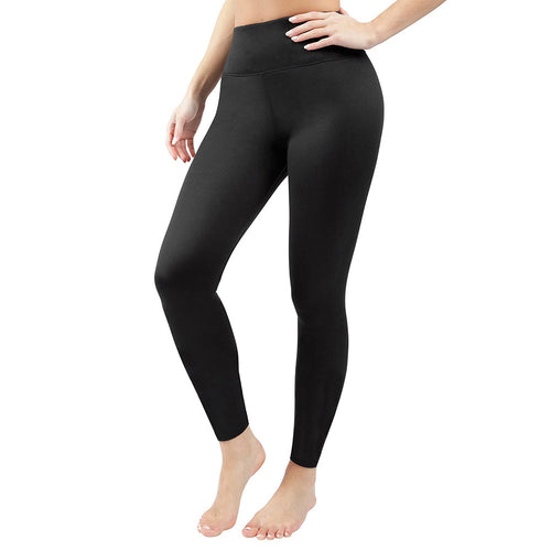 Damen Figurformende High‑Waist Leggings aus meliertem Power‑Stretch mit breitem Komfortbund – Avélisse