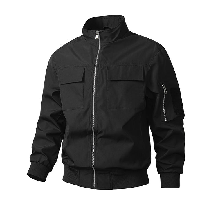 Herren multifunktionale Utility-Jacke mit praktischen Taschen und winddichtem Design Echoarchiv