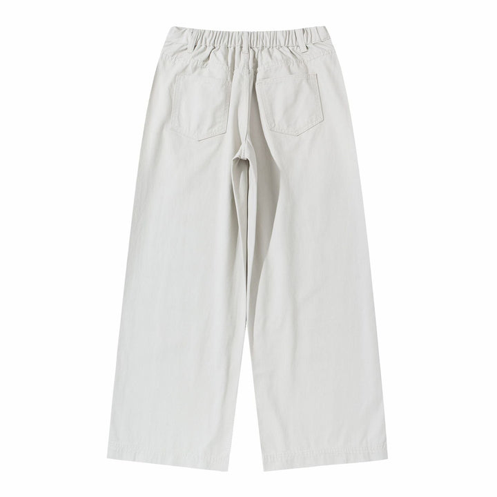 Damen High‑Waist Culotte‑Hose aus Baumwoll‑Twill mit durchgehender Mittelnaht Echoarchiv