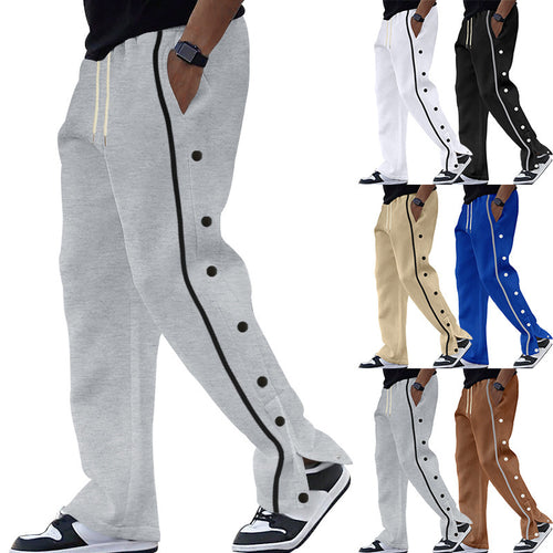 Herren bequeme Sporthose mit Knöpfen Echoarchiv