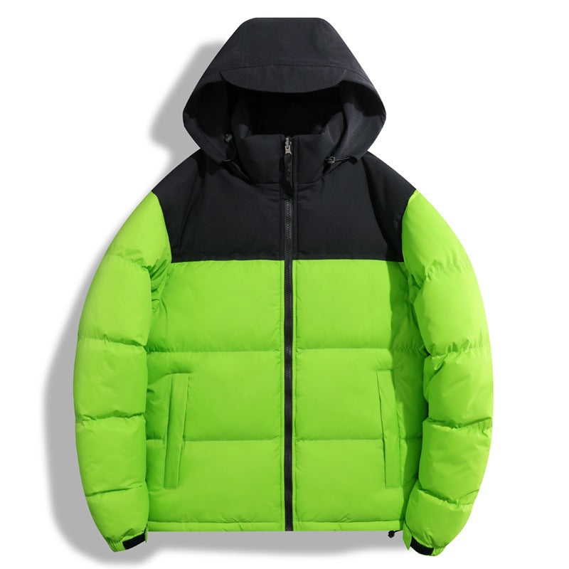 Damen Übergangsjacke mit Kapuze und farblich abgesetztem Design – Célinea