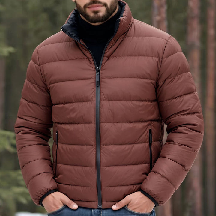 Herren Leichte gesteppte Windjacke Echo Archiv
