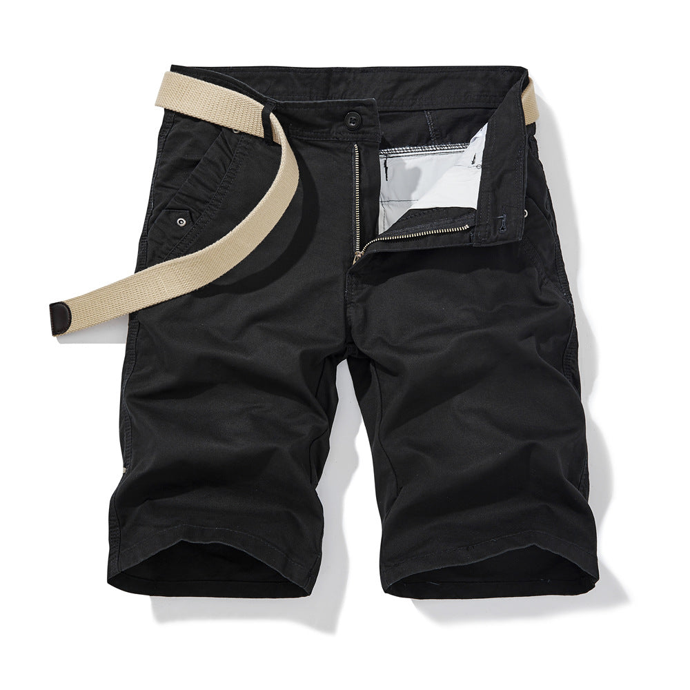 Herren vielseitige Kurz-Cargo-Shorts mit verstellbarem Bund und funktionalen Taschen Echoarchiv