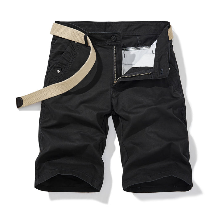 Herren vielseitige Kurz-Cargo-Shorts mit verstellbarem Bund und funktionalen Taschen Echoarchiv
