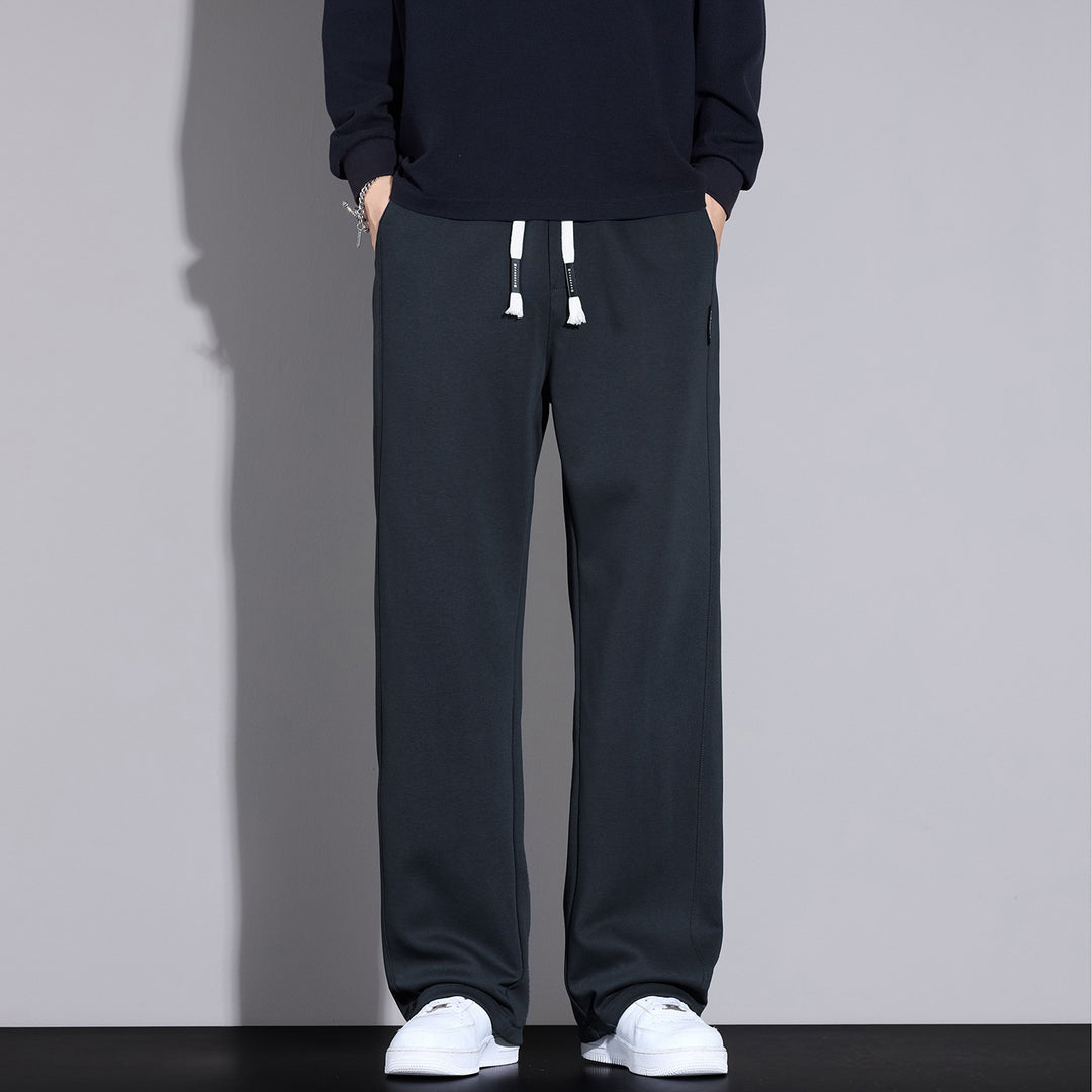 Herren Locker geschnittene Sweatpants mit Kordelzug und geradem Bein Echo Archiv