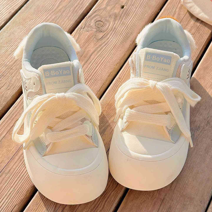 Damen Sneaker mit verspieltem Design und plüschigen Details Echo Archiv