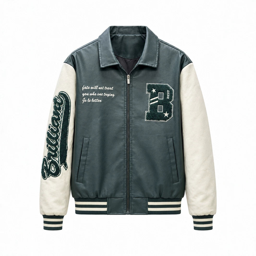 Herren Modische Bomberjacke mit Logo-Details Echo Archiv