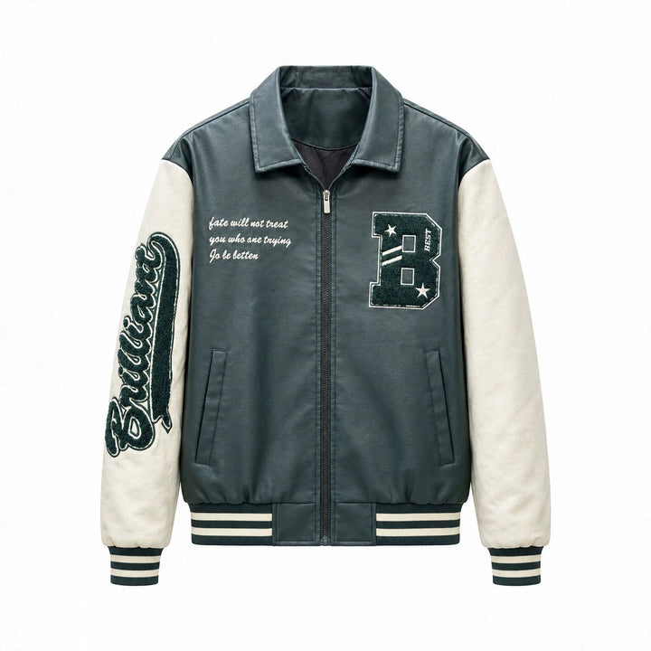 Herren Modische Bomberjacke mit Logo-Details Echo Archiv