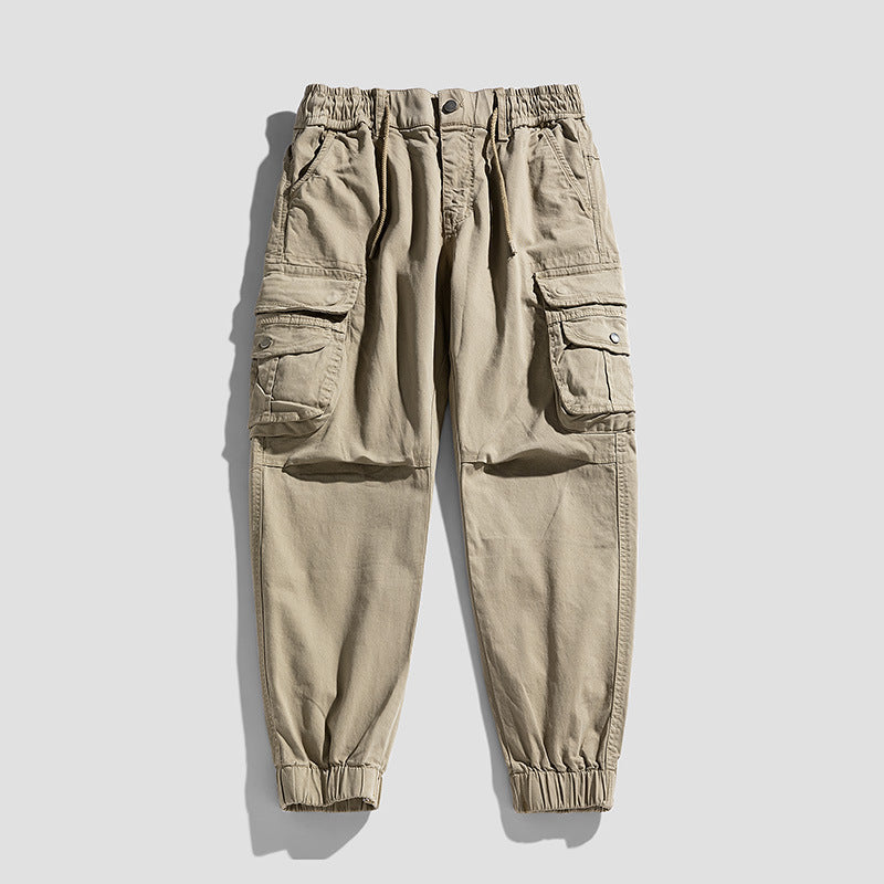 Herren Utility-Cargo-Jogger mit Elastikbund, Tunnelzug und Mehrfachtaschen Echo Archiv