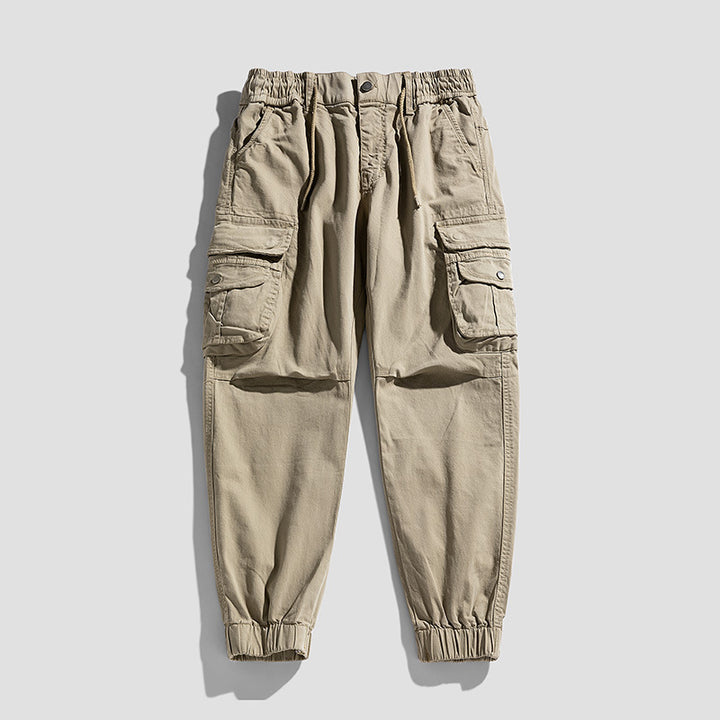 Herren Utility-Cargo-Jogger mit Elastikbund, Tunnelzug und Mehrfachtaschen Echo Archiv