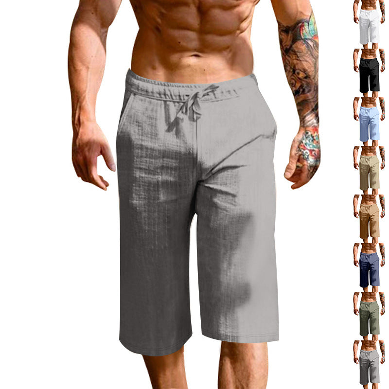 Herren bequeme Sport-Shorts mit elastischem Bund und verstellbarem Kordelzug Echoarchiv