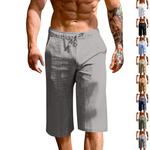 Herren bequeme Sport-Shorts mit elastischem Bund und verstellbarem Kordelzug Echoarchiv