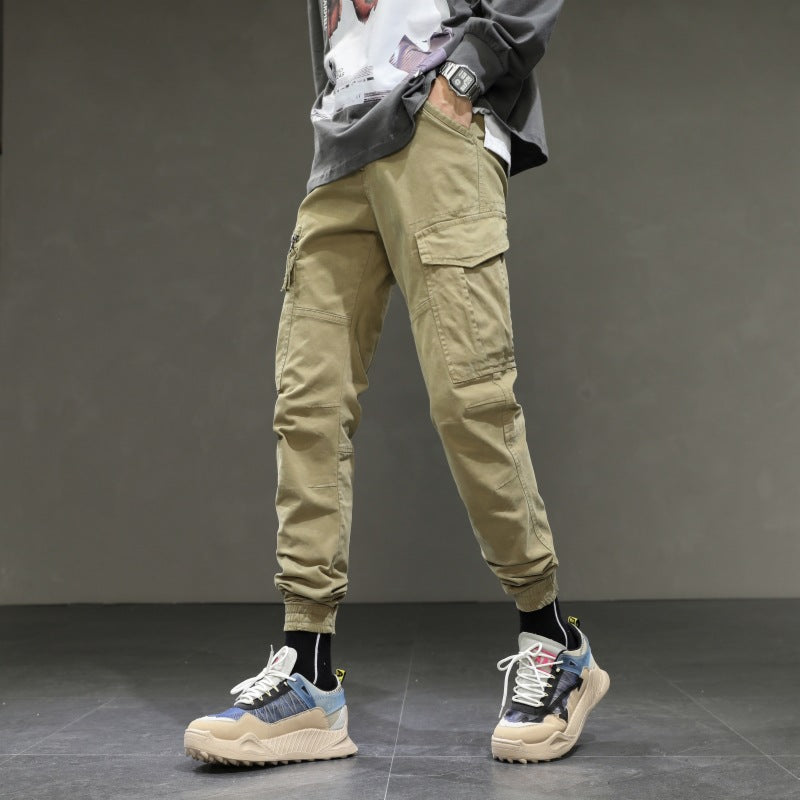 Herren moderne Cargohose mit elastischem Bund und praktischen Taschen Echoarchiv