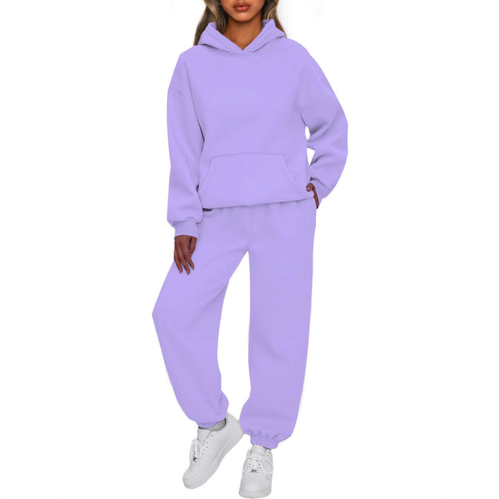 Damen nan Oversized Hoodie- und Jogginghose-Set aus weicher Baumwollmischung Echo Archiv