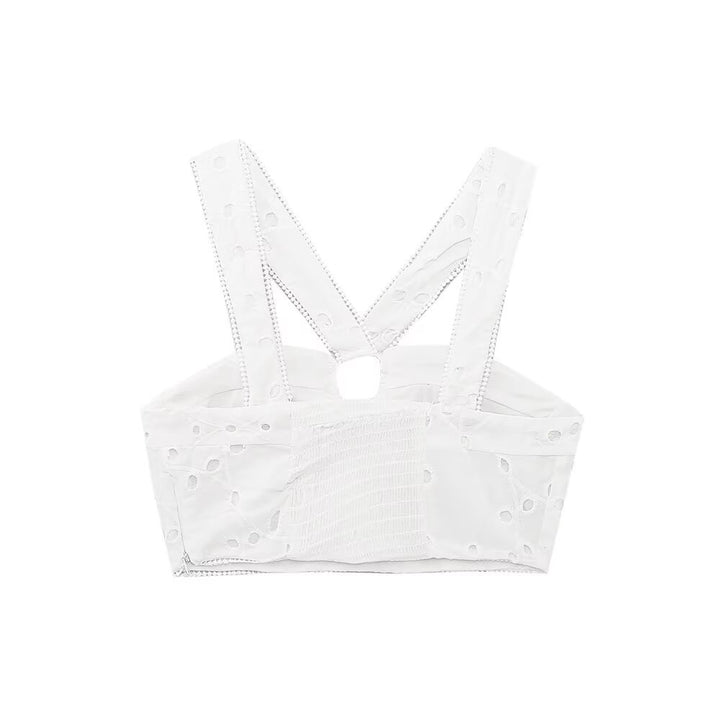 Damen Crop-Bra mit zarter Lochspitze und elegantem Rückenausschnitt Echo Archiv