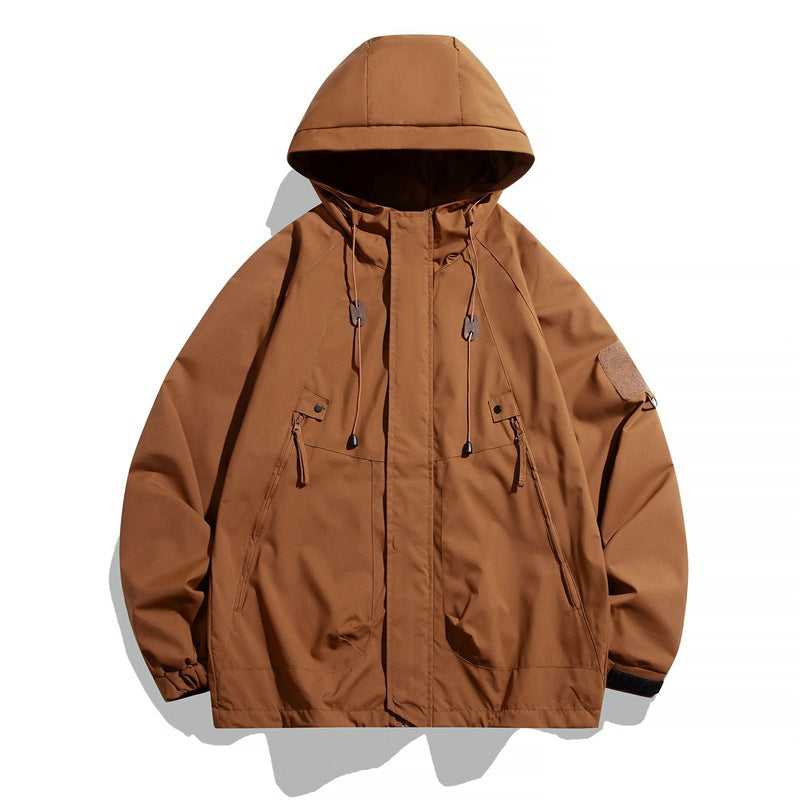 Herren Wasserabweisende Übergangsjacke mit Kapuze Echo Archiv