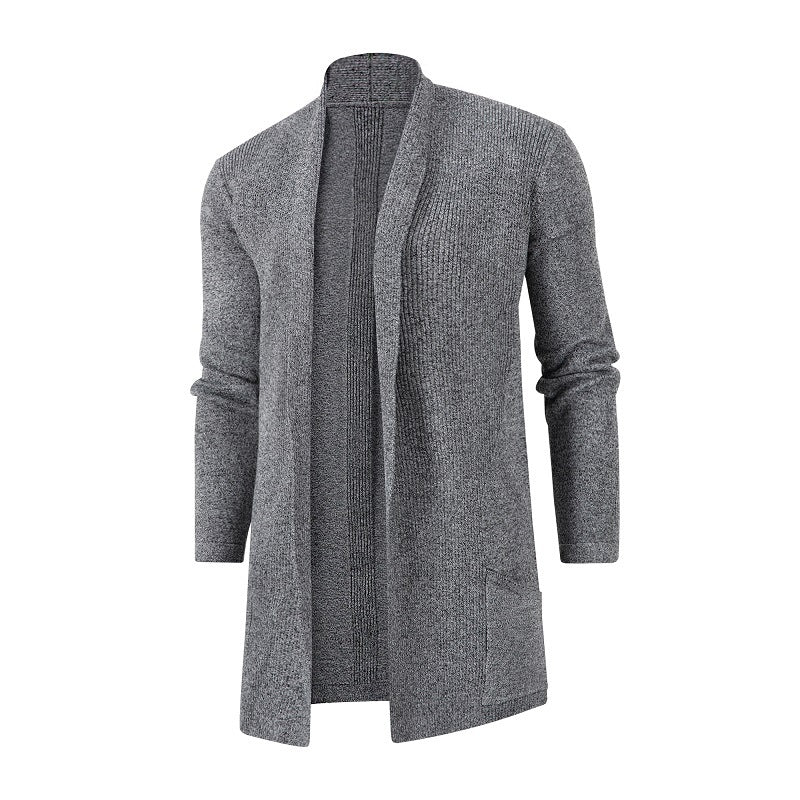 Herren Strickjacke mit offenem Schnitt und praktischen Taschen Echoarchiv