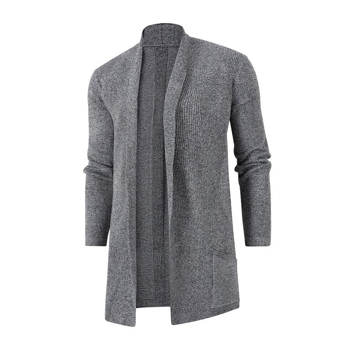 Herren Strickjacke mit offenem Schnitt und praktischen Taschen Echoarchiv