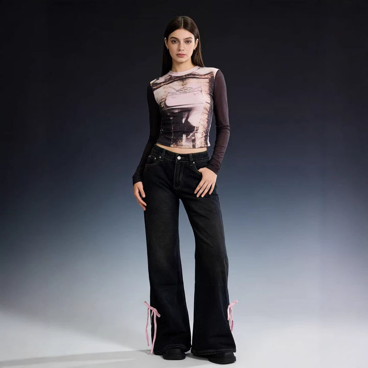 Damen Hochwertige vielseitige Jeanshose Echo Archiv