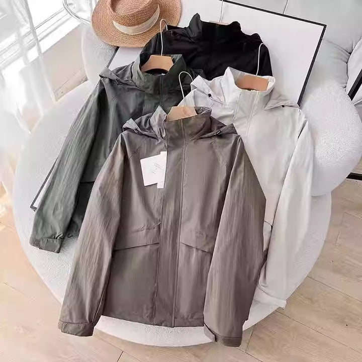Herren Leichte Übergangsjacke mit Kapuze Echoarchiv