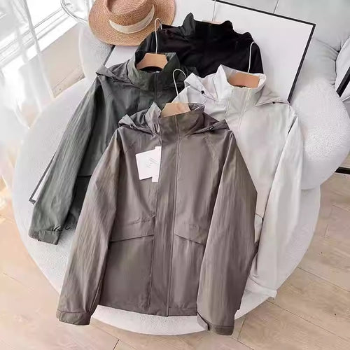 Herren Leichte Übergangsjacke mit Kapuze Echoarchiv