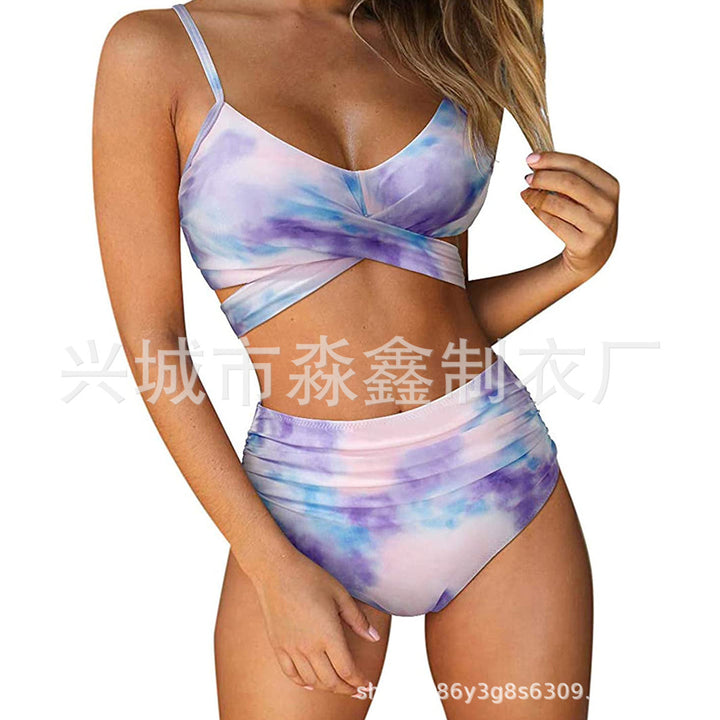 Damen Crop-Top Bikini-Set mit geflochtenem Design Echo Archiv