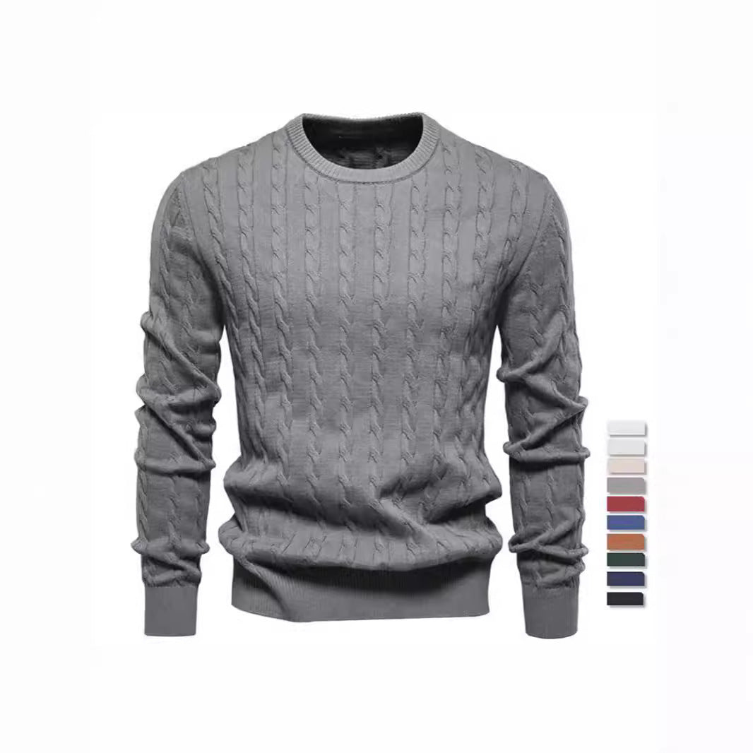 Herren Gemusterter Strickpullover Echoarchiv