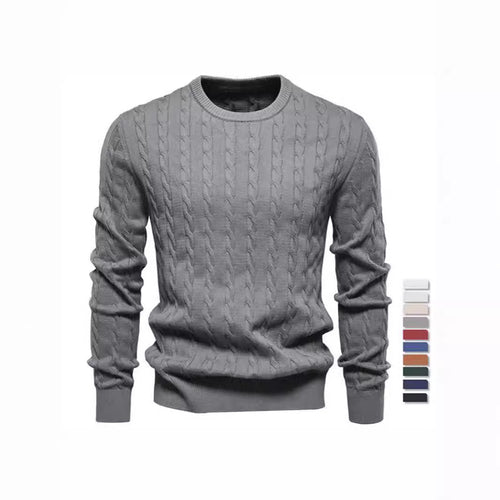 Herren Gemusterter Strickpullover Echoarchiv
