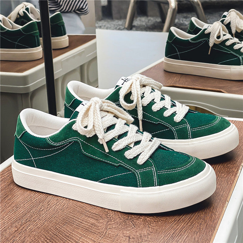 Unisex Low-Top Canvas-Sneaker mit verstärkten Nähten, gepolstertem Komfortkragen und vulkanisierter Gummisohle – Norré