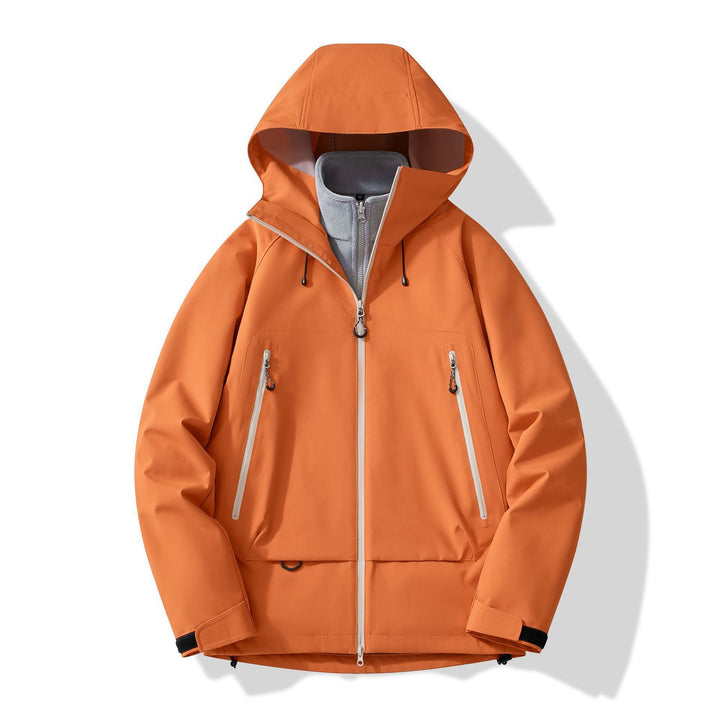 Herren technisch-isolierende Softshelljacke mit Kapuze und Fleece-Innenkragen Echo Archiv