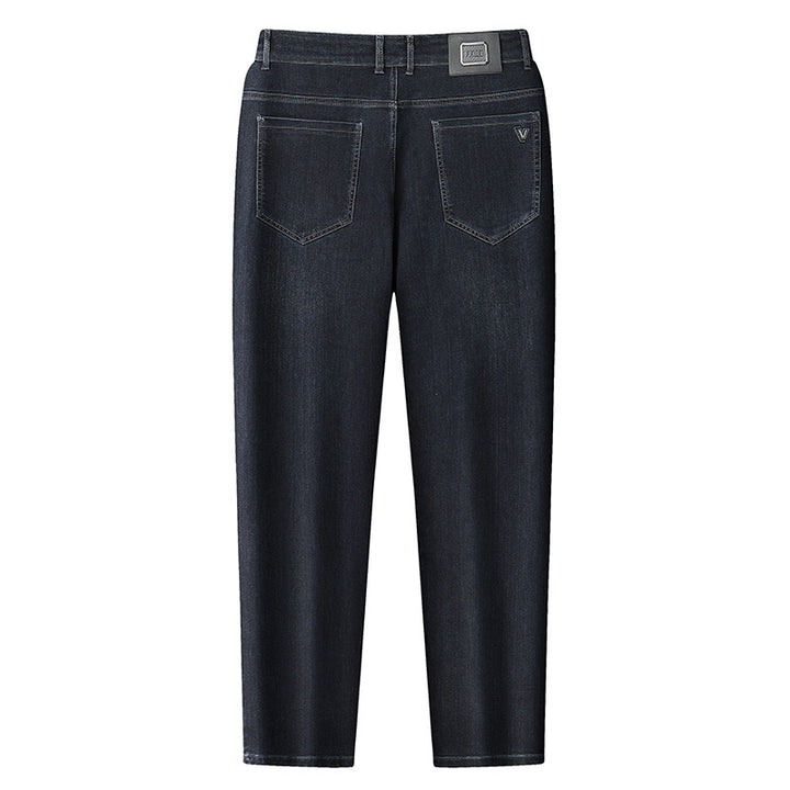 Damen High‑Waist Cropped Slim‑Tapered Jeans mit Stretch und Five‑Pocket‑Design Echo Archiv