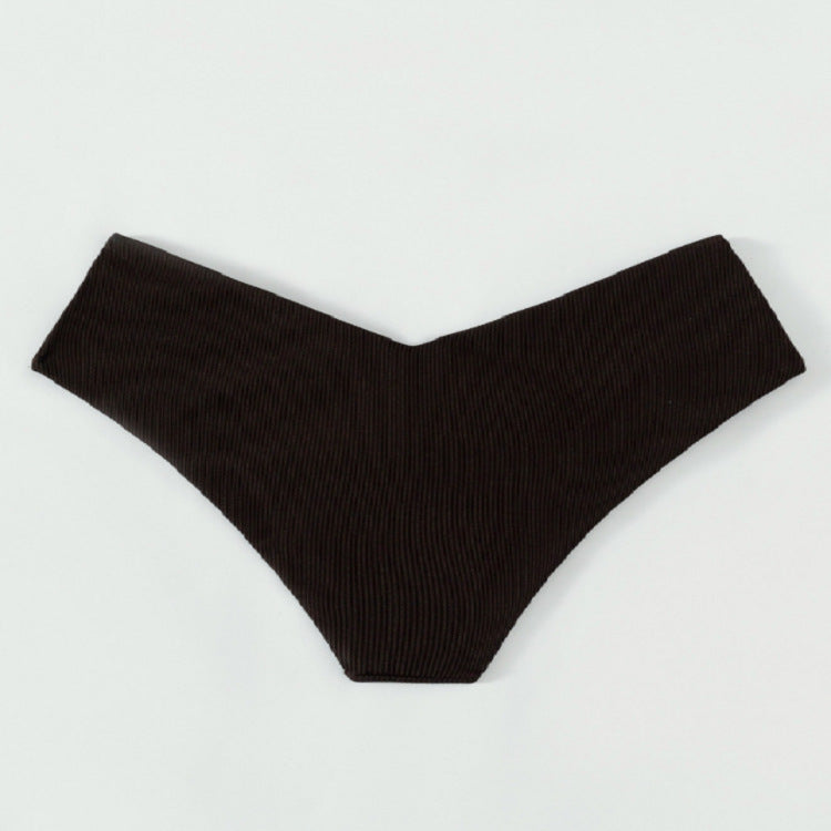 Damen Hochgeschnittene Bikinihose mit V-Ausschnitt Echo Archiv