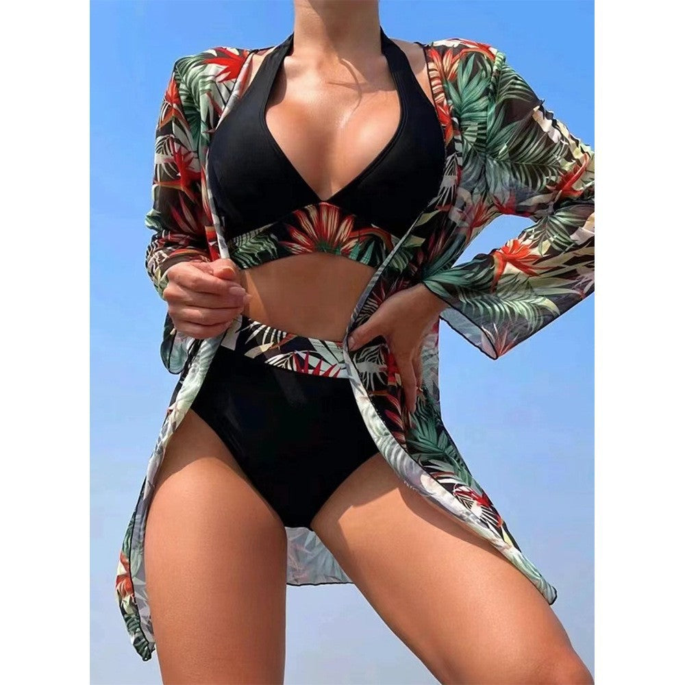 Damen Bikini-Set mit floralem Cover-Up Echo Archiv