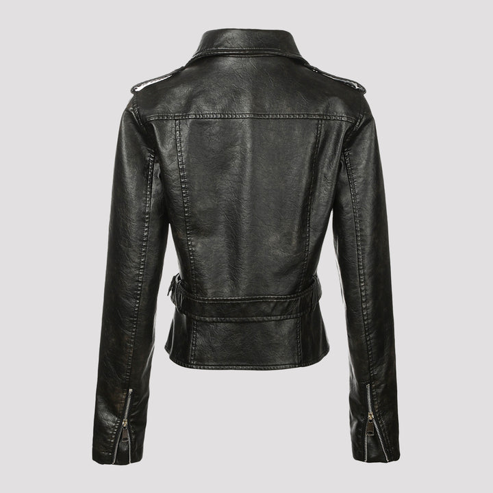 Damen Modische Bikerjacke Echo Archiv