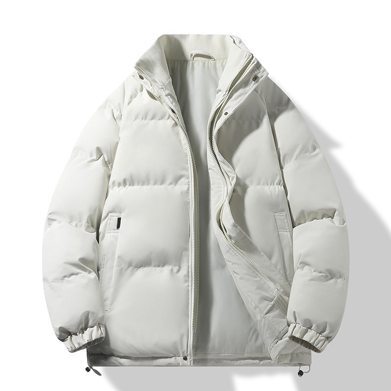 Herren Modische Thermo‑Wattierte Kurzjacke im Boxy‑Schnitt mit Rippenkragen Echo Archiv