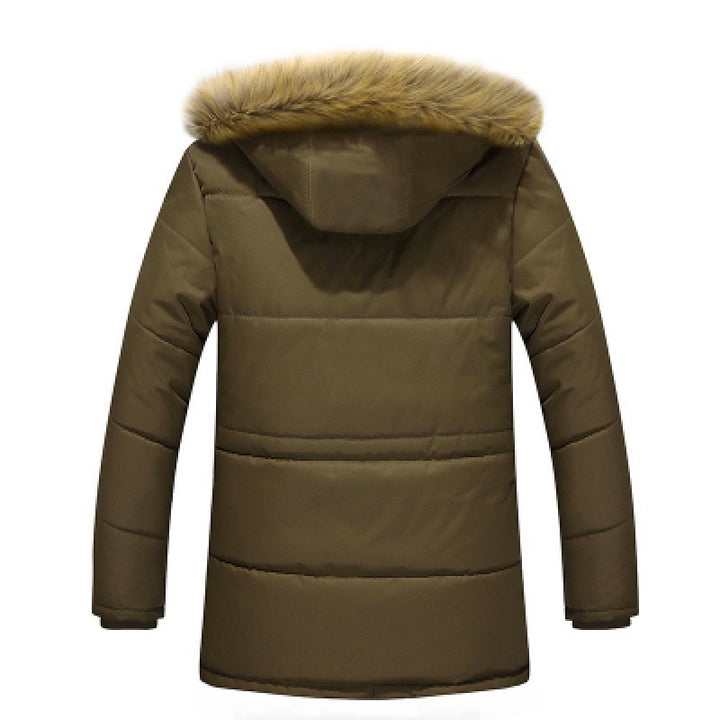 Herren Parka mit Teddyfutter, Kunstfellkapuze und Multifunktionstaschen Echo Archiv