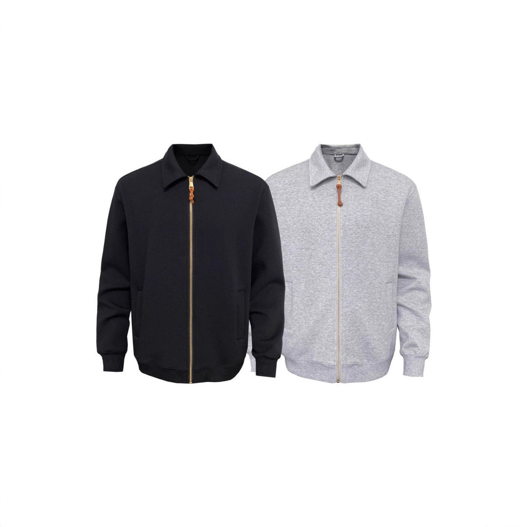 Herren Komfortable Sweatjacke mit Reißverschluss Echo Archiv