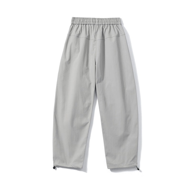 Herren Utility-Cargohose mit elastischem Bund, Reißverschlusstasche und verstellbarem Saum Echoarchiv