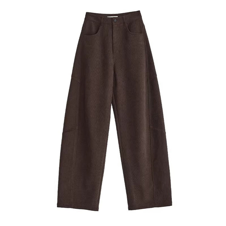 Damen Bequeme und elegante weite Cordhose Echoarchiv