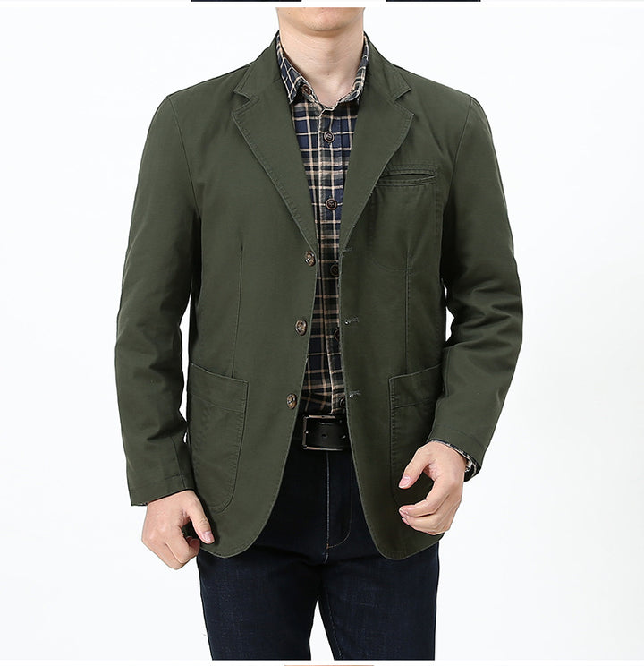 Herren Modische Freizeitjacke mit Taschen Echo Archiv