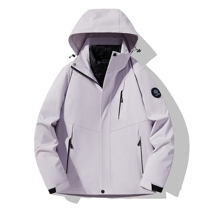 Herren Dreifach kombinierbare Funktionsjacke mit abnehmbarer Steppweste Echoarchiv